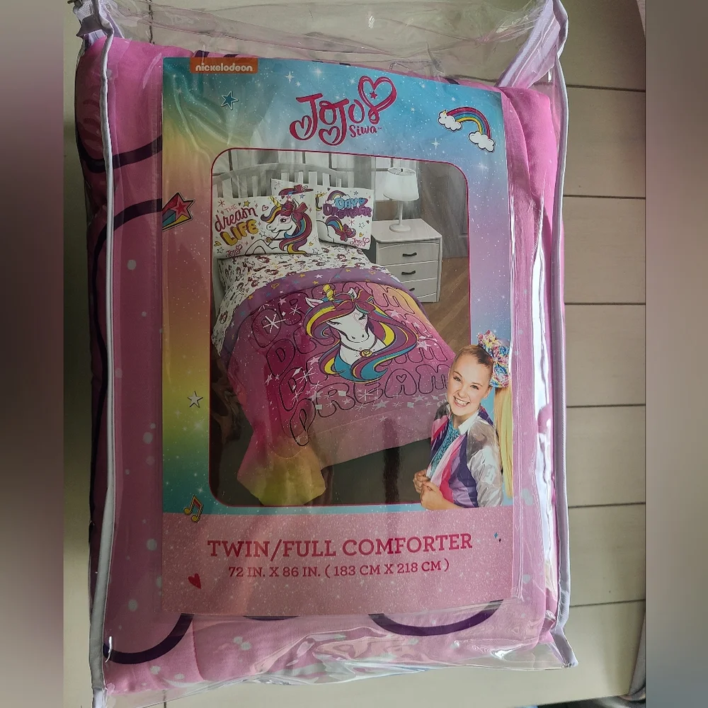 NWT Nickelodeon JoJo Siwa Twin / Full Comforter